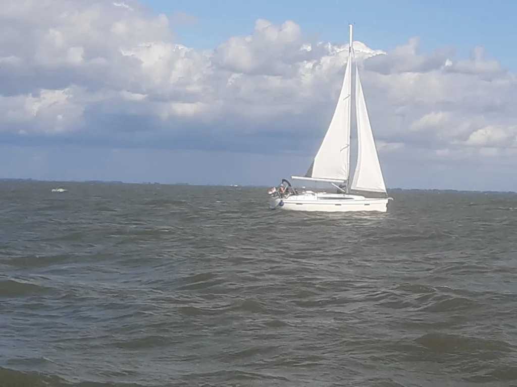 Zeilen met slechter weer
